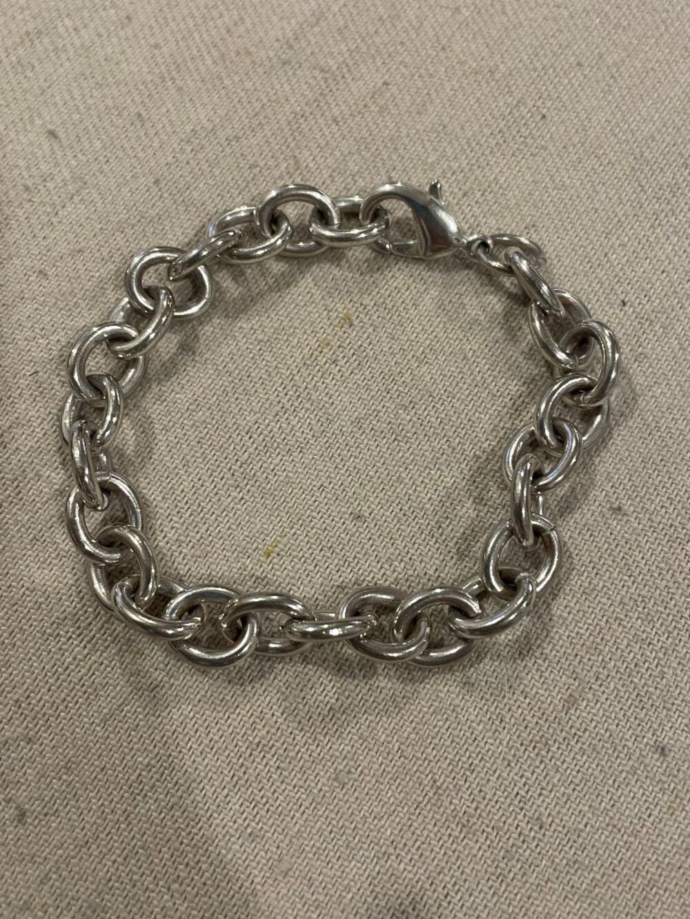 Chunky Vintage 925 Sterling Silver Cable Link Bracelet - Heavy Statement Chain